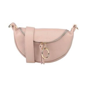 NWT Marc Ellis Dusty Pink Pebbled Soft Leather Belt Bag Inspired Crossbody Bag
